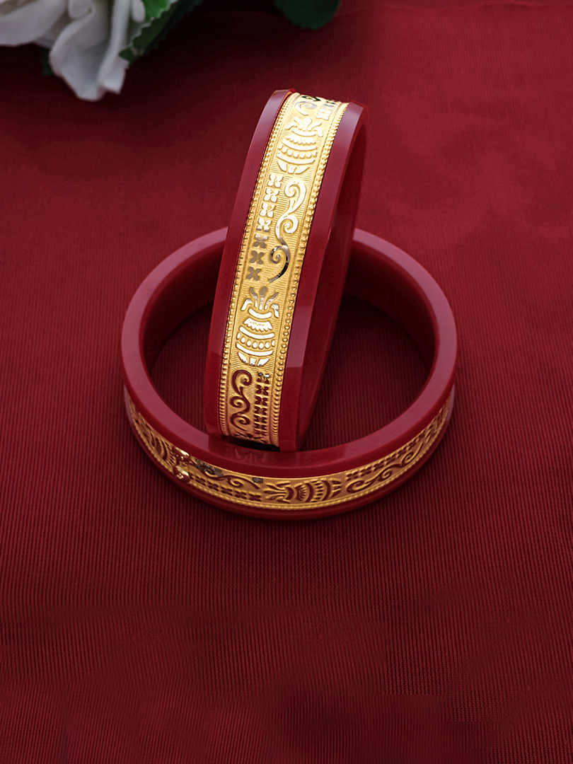 Vamshika Sankha Bangles-1060011171846AA S405 - Image 2