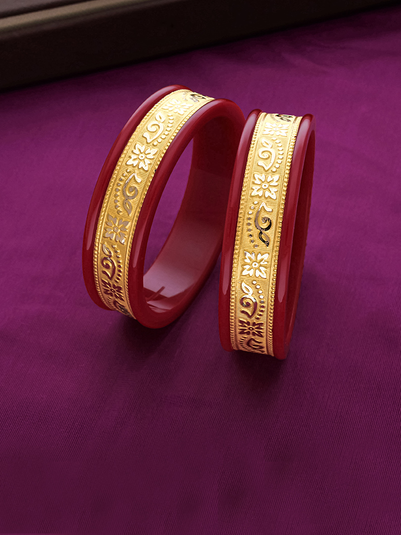 Samriddhi Sankha Bangles-1060011171785AA S405 - Image 2