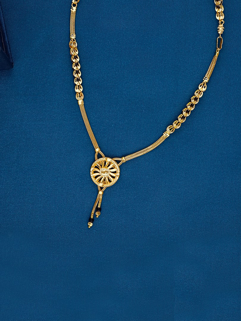 Florelle Semi Long Gold Mangalsutra-1060011326666AAS297 - Image 2