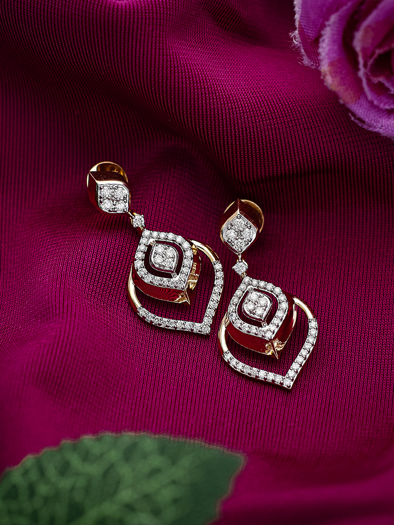 Amora Diamond Studs 1060011383720 - Image 2
