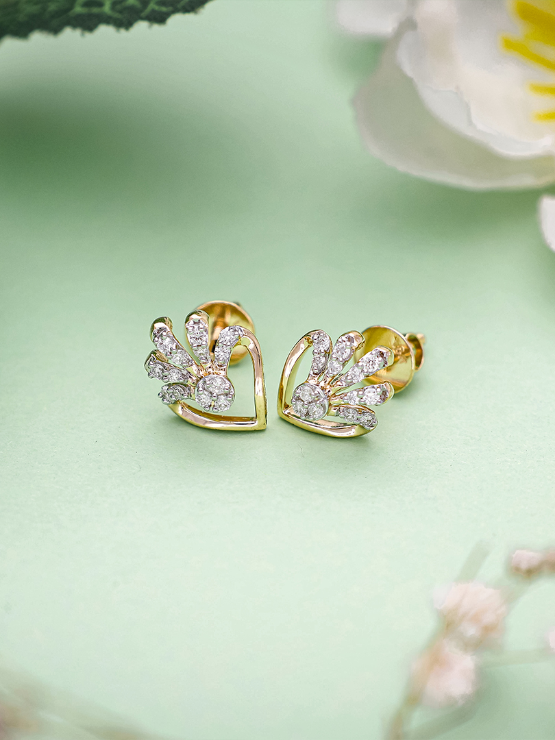 Amora Diamond Studs 1060011383805 - Image 2