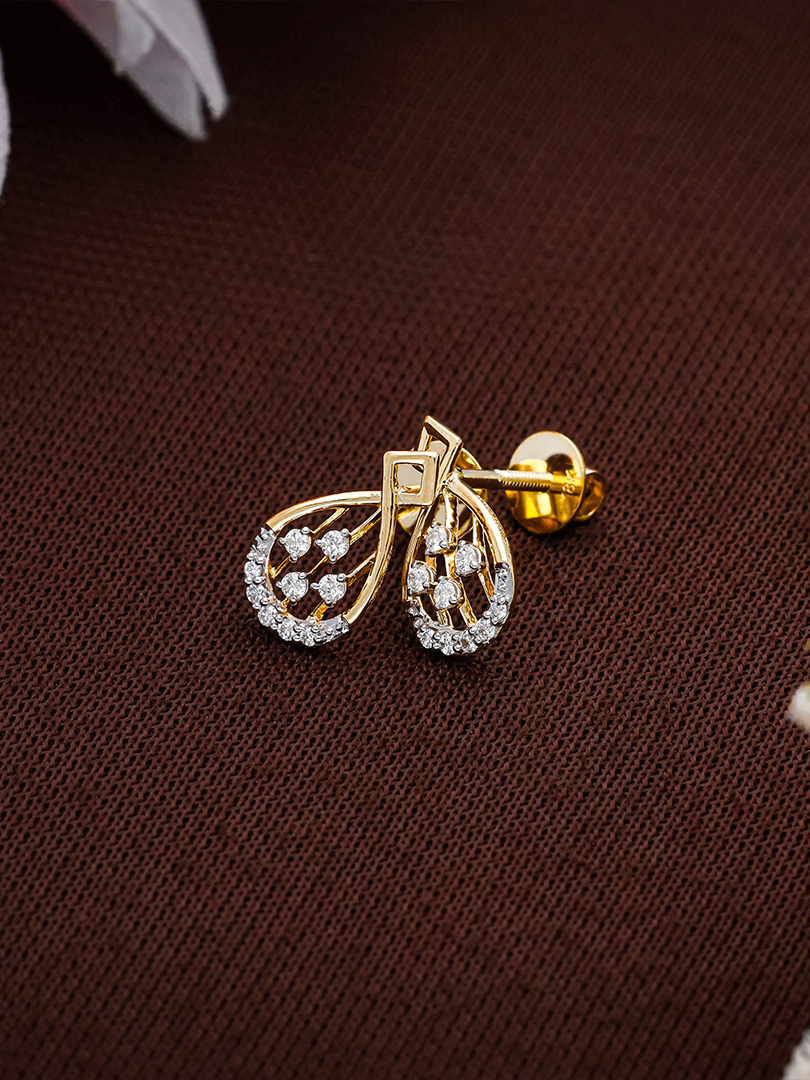 Amora Diamond Studs 1060011383638 - Image 2