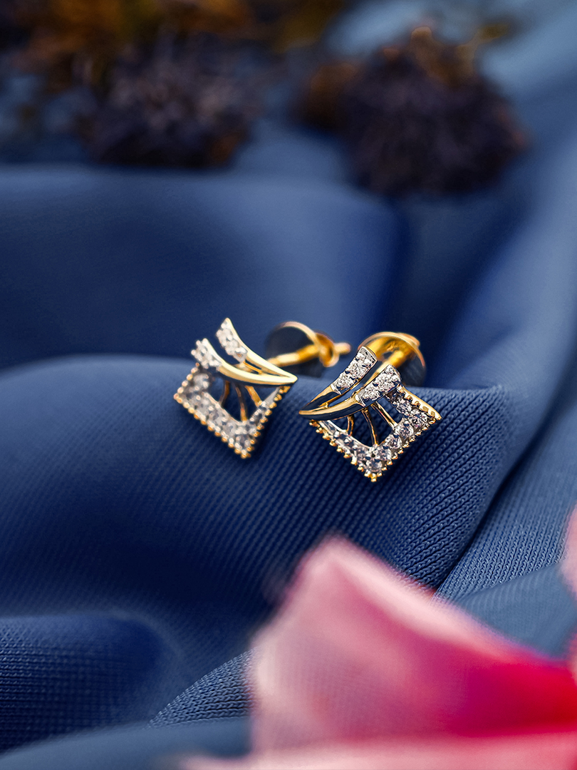 Amora Diamond Studs 1060011383973 - Image 2