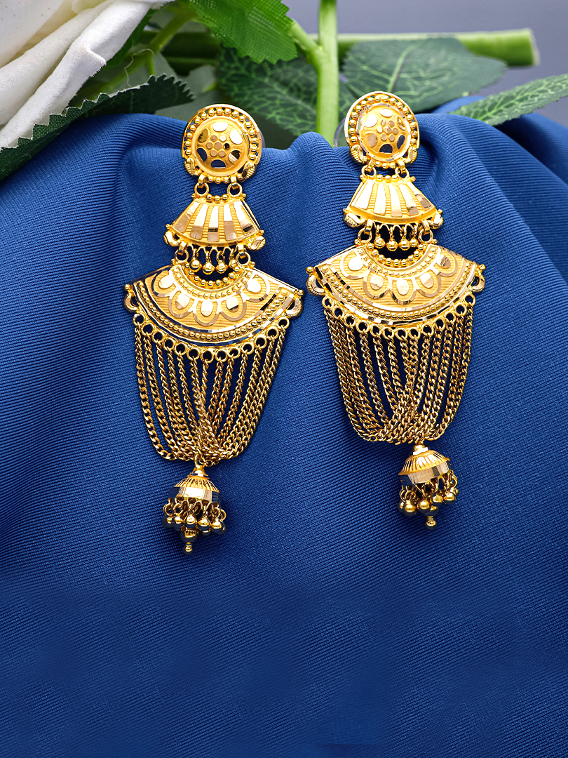 Gold Bridal Hangings - ER4120 - Image 2