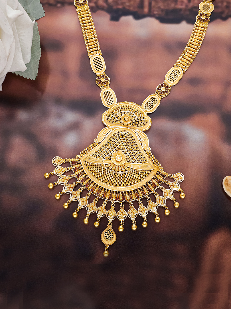 Shagun Royale Long Gold Necklace-NKSS1243S252 - Image 2