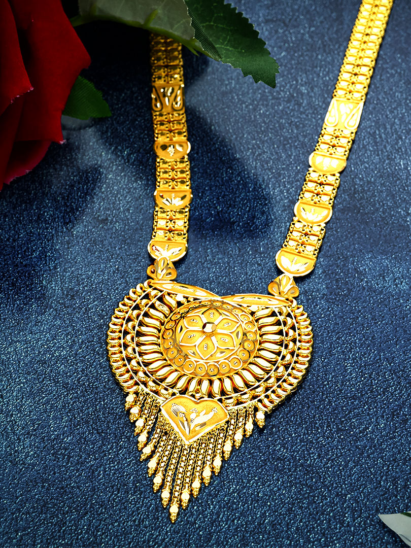 Aurora Luxe Long Gold Necklace-NKSS2049S345 - Image 3