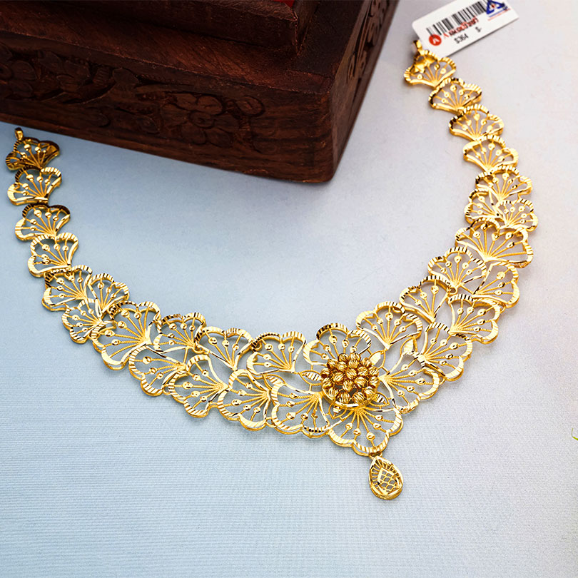Velvet Glow Necklace-NKSL3297S364 - Image 3