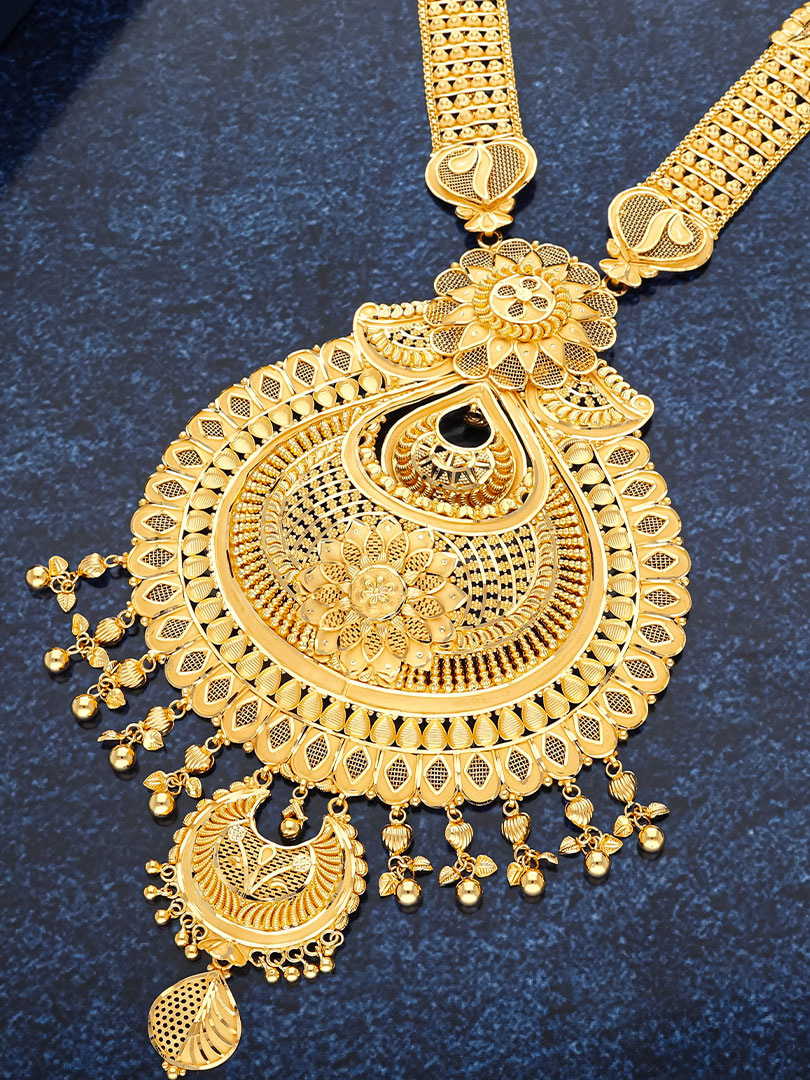 Shagun Heritage Long Gold Necklace-NKSS1883S141 - Image 2