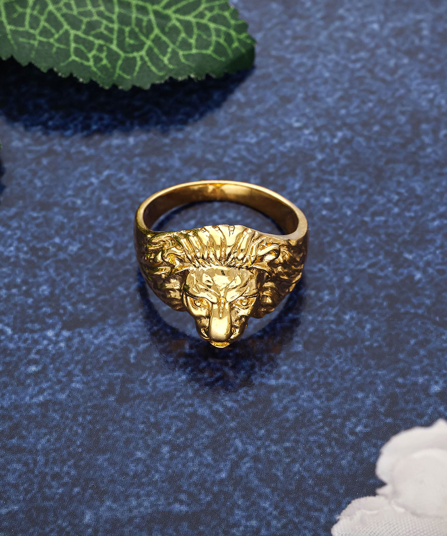 Lion Legacy Gold Ring For Men - RNG4221SU2E99 - Image 3