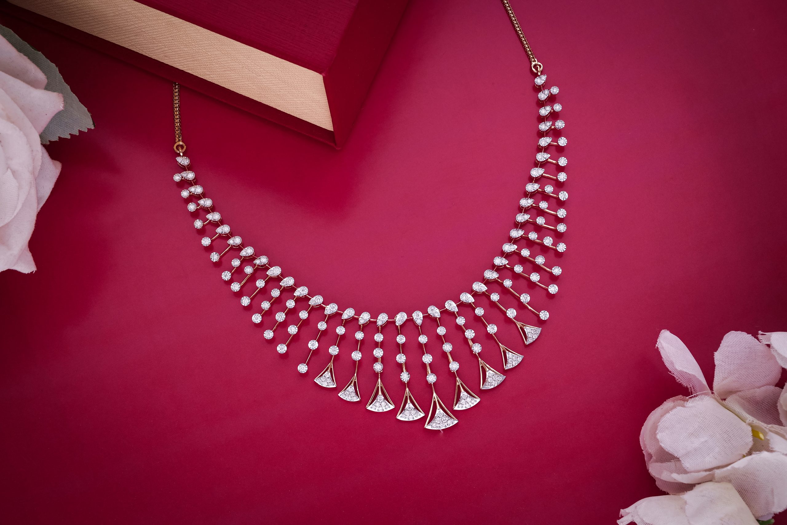 Diamond Necklace - DNLC0457XNSC2555 C.N:25J165642503 - Image 3