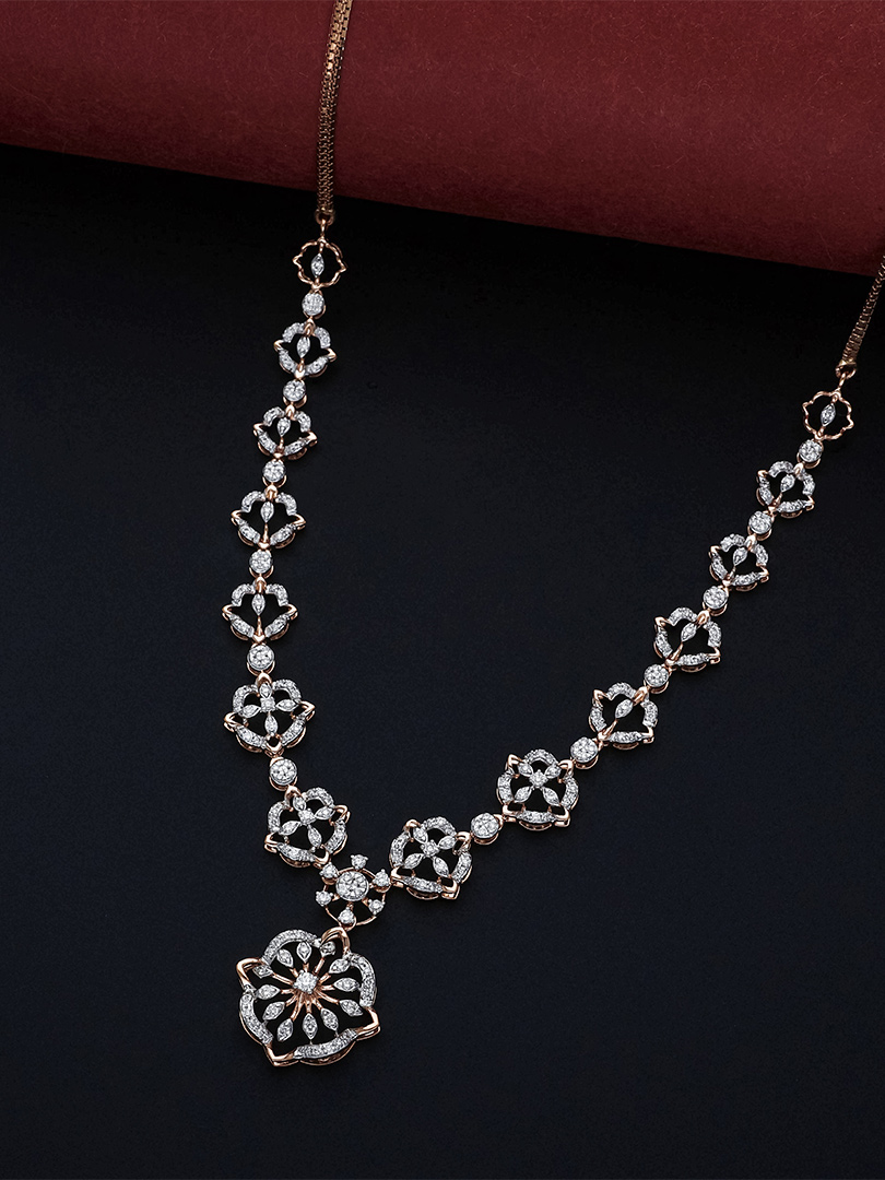 Diamond Necklace - DNLC0653 S215 NKS13358 - 1CDDG C.N:65J139462510 - Image 2