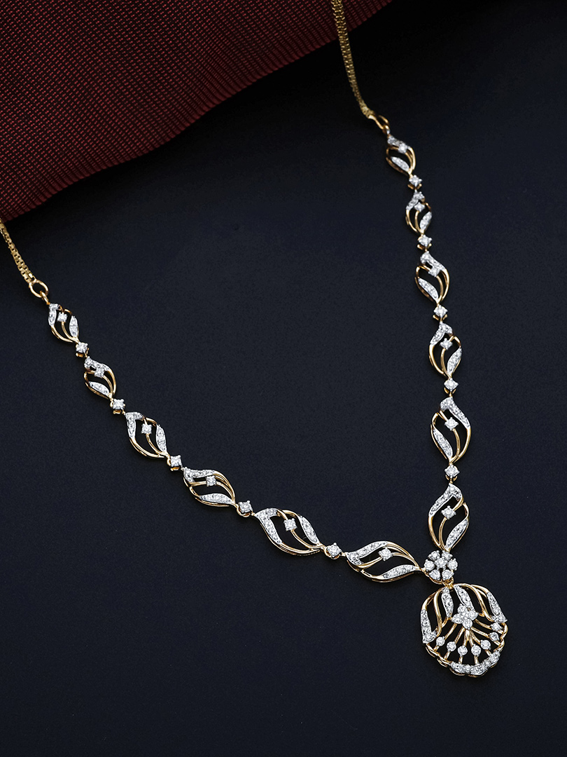 Diamond Necklace - DNLC0645 S215 NKS13438 - 1CDDG C.N:65J137882509 - Image 2